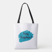 Pray Scripture Totebag Tote Bag (Achterkant)