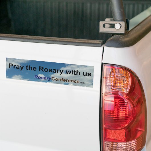 Pray the Rosary Bumpersticker (Op Truck)