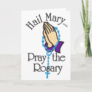 Pray the Rosary Kaart