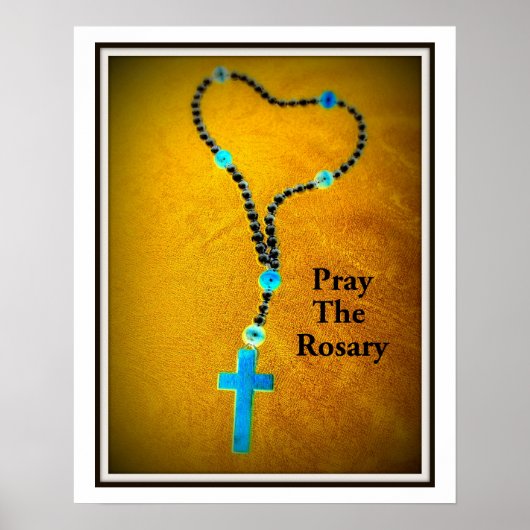 Pray the Rosary Poster (Voorkant)