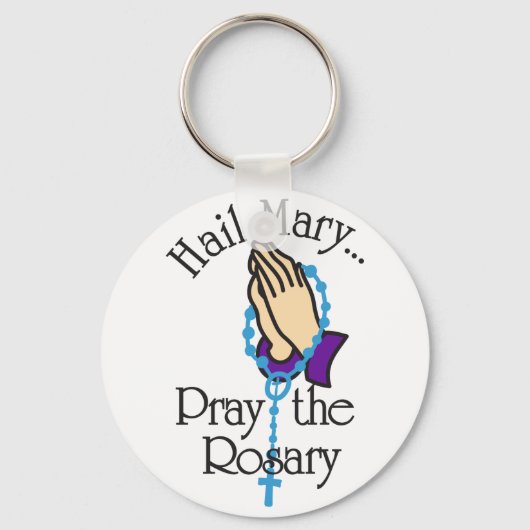 Pray the Rosary Sleutelhanger (Voorkant)