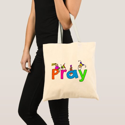 Pray Tote Bag (Voorkant (product))