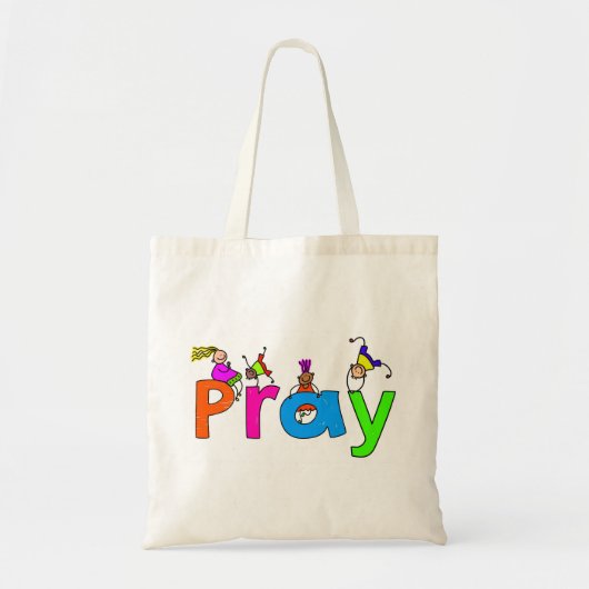 Pray Tote Bag (Voorkant)