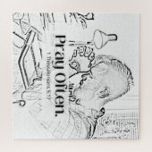 Pray Vaak Christelijke Schets Schets Schets Puzzle Legpuzzel (Horizontaal)