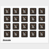 PRAY VIERKANTE STICKER (Vel)