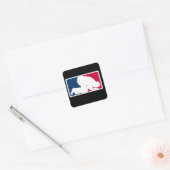 Pray Vierkante Sticker (Envelop)