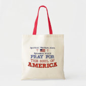 PRAY VOOR AMERIKA-Canvas tas (Voorkant)