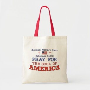 PRAY VOOR AMERIKA-Canvas tas