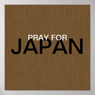 PRAY VOOR JAPAN POSTER