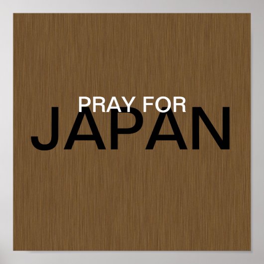 PRAY VOOR JAPAN POSTER (Voorkant)