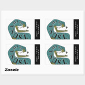 PRAY VOOR JAPAN RECHTHOEKIGE STICKER (Vel)