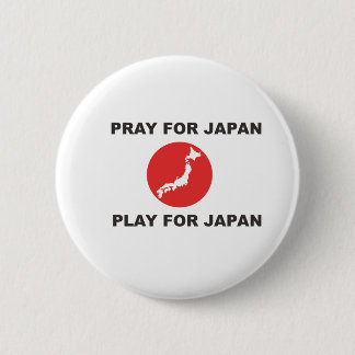 PRAY VOOR JAPAN, SPEL VOOR JAPAN. RONDE BUTTON 5,7 CM