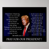 PRAY VOOR ONS PRESIDENT! POSTER (Voorkant)