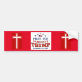 PRAY VOOR TRUMP Bumpersticker (Voorkant)
