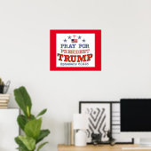 PRAY VOOR TRUMP POSTER (Thuiskantoor)