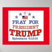 PRAY VOOR TRUMP POSTER (Voorkant)