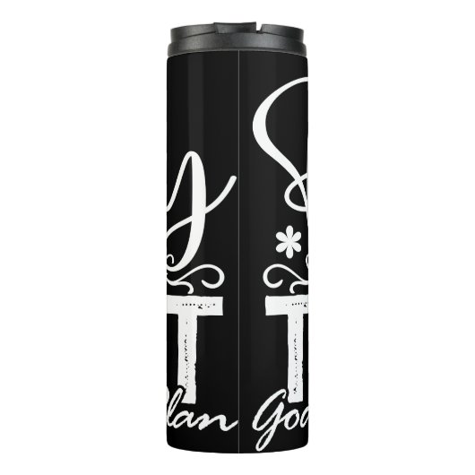 Pray Wait Trust God Has A Plan Thermosbeker (Achterkant)