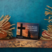 PRAY ZONDER 1 Thessaliërs 5:17 TE SLUITEN Fotoplaat (Zijkant)