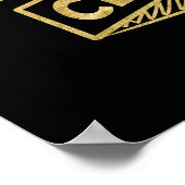 Pray zonder kunst te stoppen afdrukken poster (Hoek)