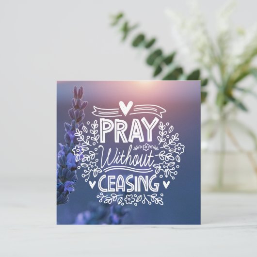 Pray zonder stille Kaart (Staand voorkant)