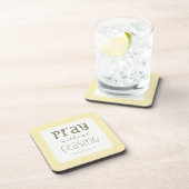 Pray zonder stopzetting - 1 Thes 5:17 Drankjes Onderzetter (Rechterzijde)