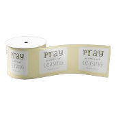 Pray zonder stopzetting - 1 Thes 5:17 Grosgrain Lint (Spoel)