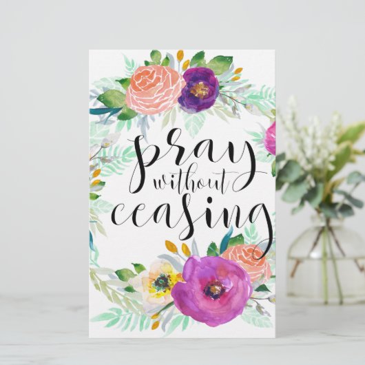 Pray zonder stopzetting briefpapier (Staand voorkant)