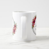 Pray zonder stopzetting grote koffiekop (Achterkant)