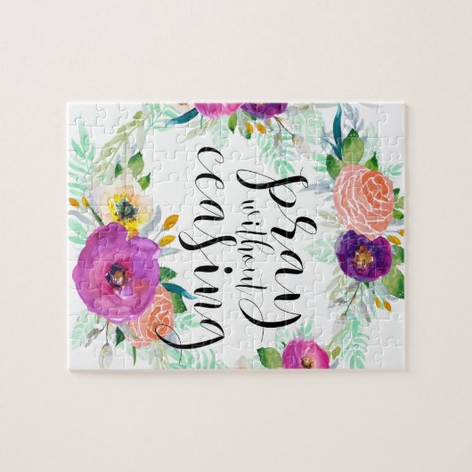 Pray zonder stopzetting legpuzzel (Horizontaal)