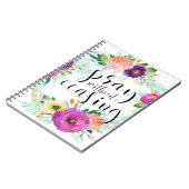 Pray zonder stopzetting notitieboek (Linkerzijde)