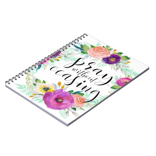 Pray zonder stopzetting notitieboek (Linkerzijde)