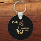 Pray zonder stopzetting sleutelhanger (Voorkant)