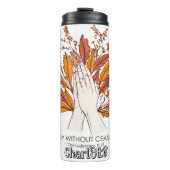 Pray zonder stopzetting thermosbeker (Voorkant)