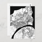 Prayagraj Uttar Pradesh City Map Briefkaart (Voorkant / Achterkant)