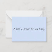 Praybriefkaart Notitiekaartje (Voorkant)