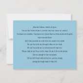 Praycard "A Prayer for Peace" Bedankkaart (Voorkant)