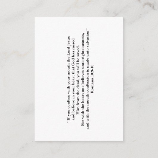 Praycard Informatiekaartje (Achterkant)