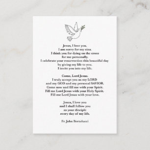 Praycard Informatiekaartje