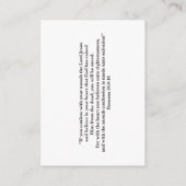 Praycard Informatiekaartje (Achterkant)