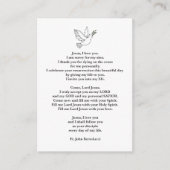 Praycard Informatiekaartje (Voorkant)