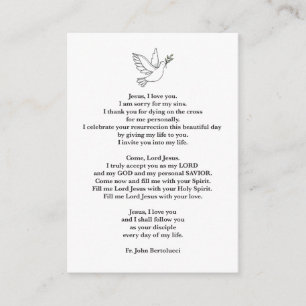 Praycard Informatiekaartje