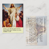 Praycard Visitekaartje (Voorkant / Achterkant)