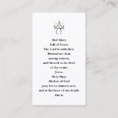 Praycard Visitekaartje (Achterkant)