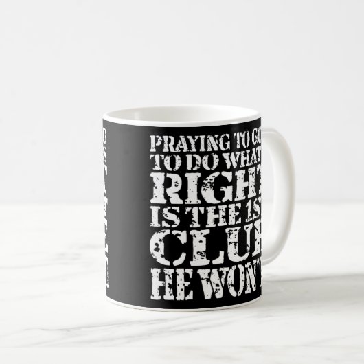 Prayer 101- koffiemok (Voorkant rechts)