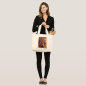 Prayer 1981 grote tote bag (Voorkant (model))