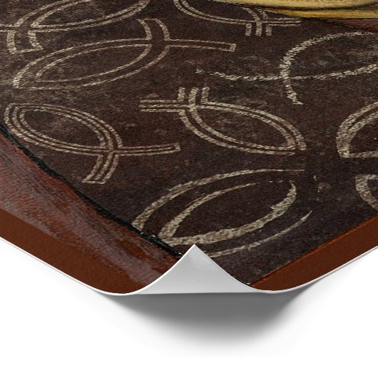 PRAYER ANGEL met Jezus collage vleugels - print (Hoek)