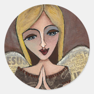 Prayer Angel - sticker