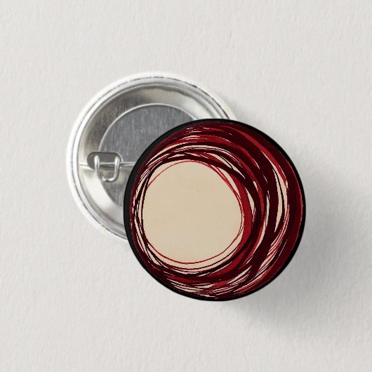 Prayer Bead Button Red (Voorkant /achterkant)