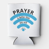 PRAYER BETER DAN WIFI Christelijk Blikjeskoeler (Voorkant)