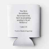 PRAYER BETER DAN WIFI Christelijk Blikjeskoeler (Achterkant)